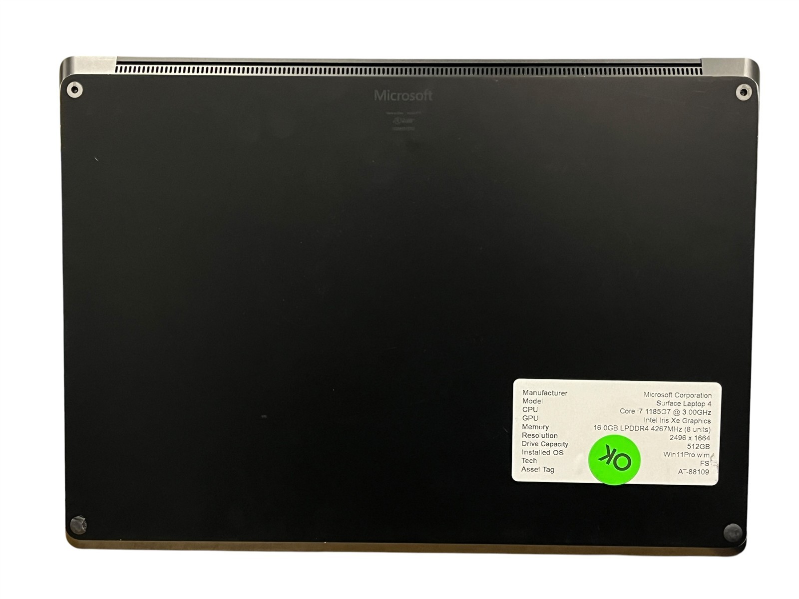 Microsoft Surface 4 1979 i7-1185G7 3GHz 16GB RAM 512GB SSD WIN11PRO Touch Laptop