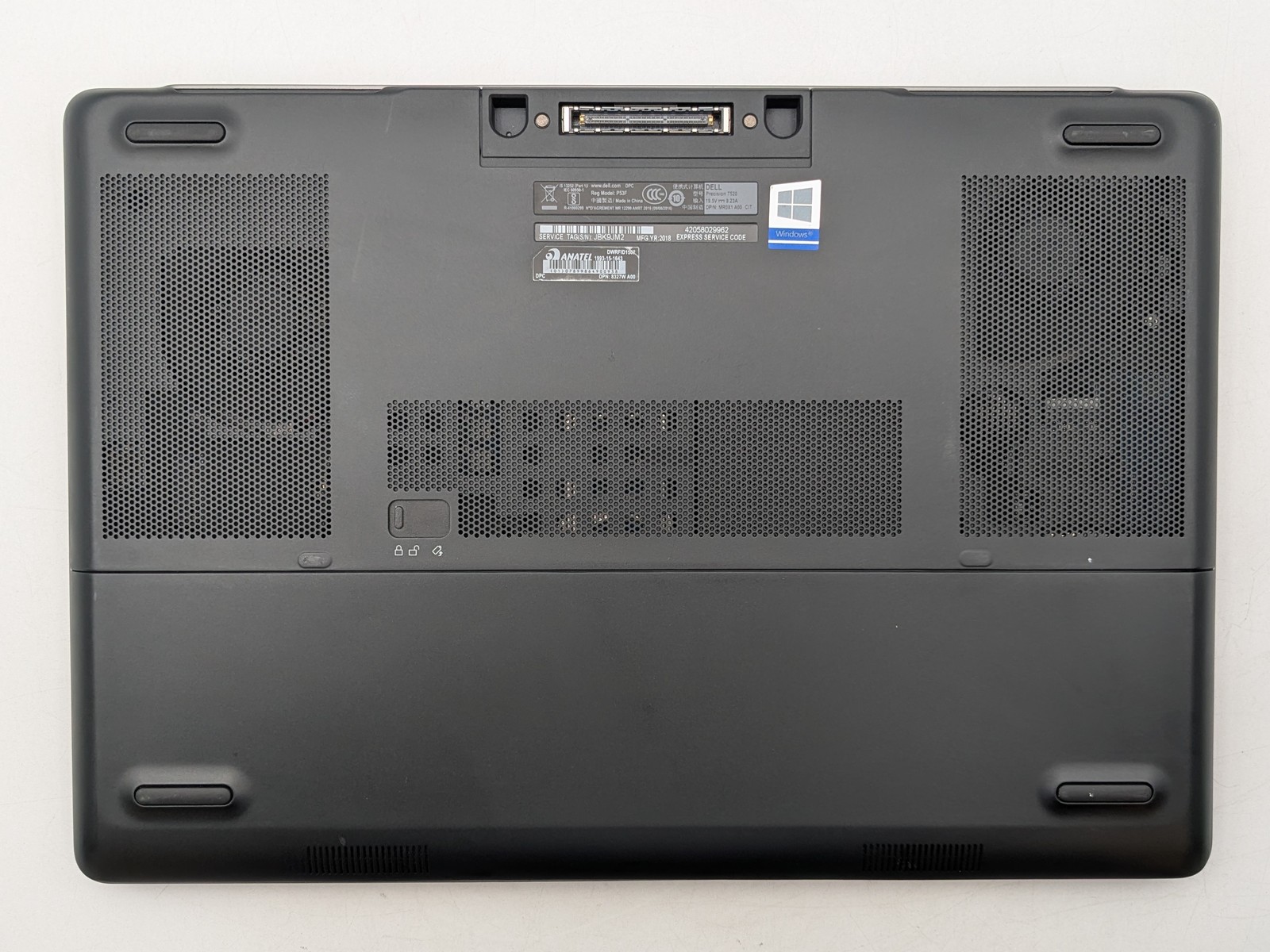Dell Precision 7510 15″ FHD XEON E3-1575M V5 Quadro M1200 Palmrest *READ*