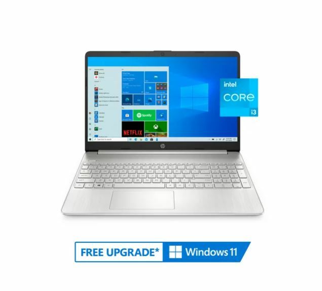 HP 15.6″ Laptop Intel Core i3-1115G4 8GB RAM 256GB SSD Windows 10 Home Silver