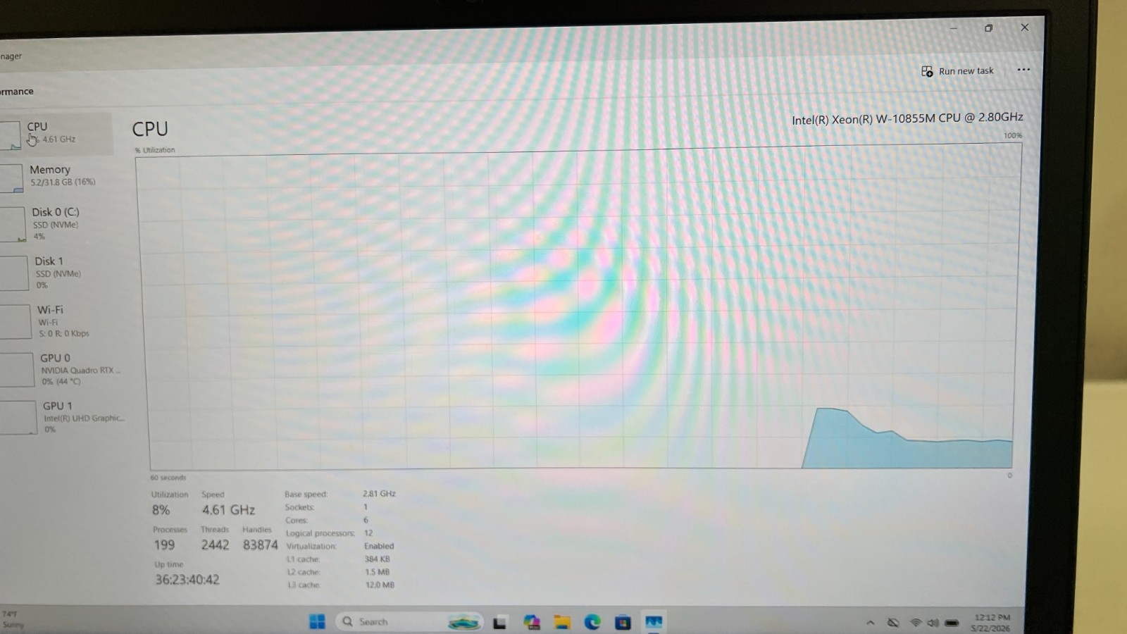 Lenovo ThinkPad P15 Gen 1 15.6″ Xeon W-10855M 32GB 2TB SSD RTX 5000