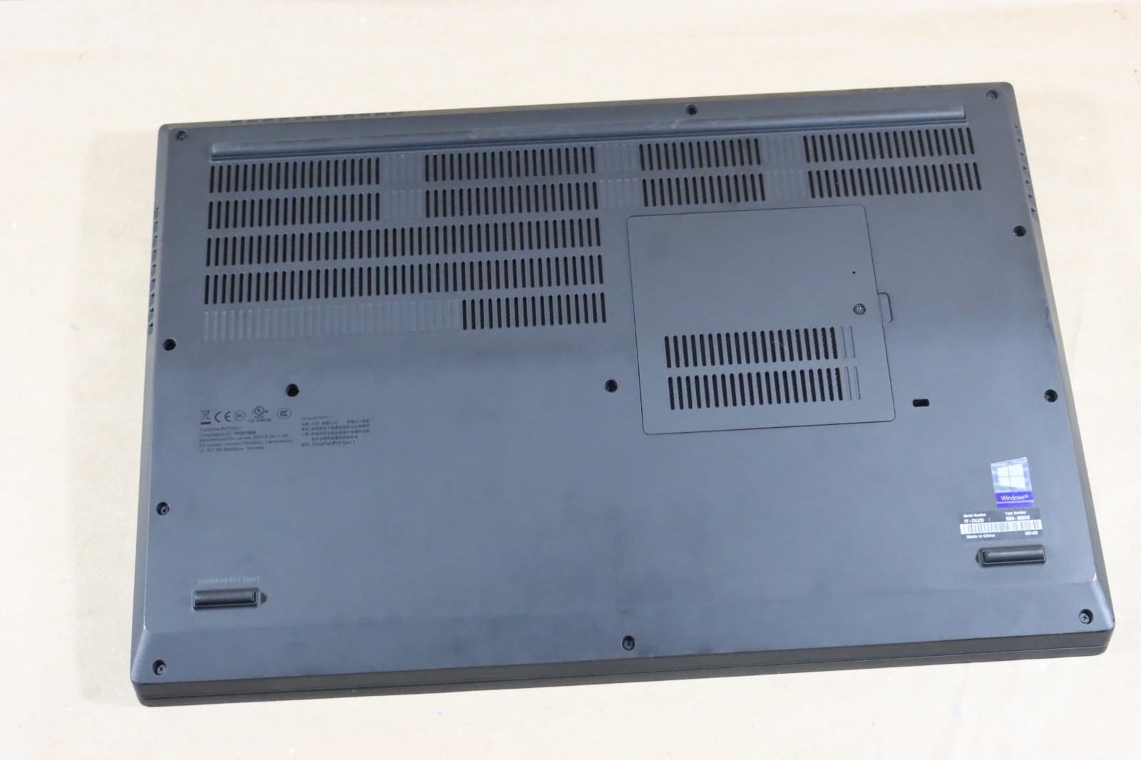 Lenovo Think Pad P17 Gen 1 Intel Core i7-10750H CPU 2.60GHz 1TB 32GB NVIDIA Quad