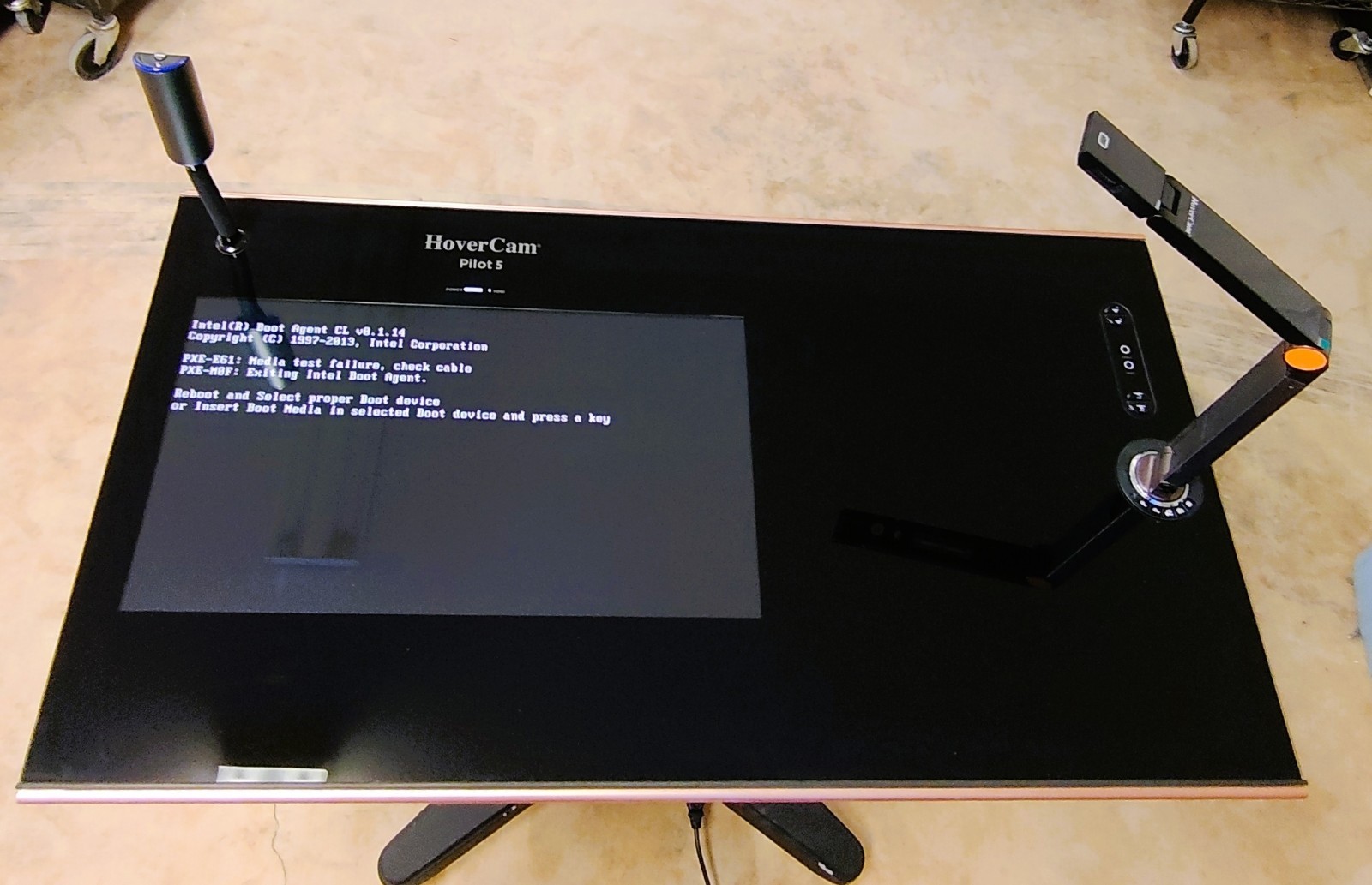 HoverCam Pilot 5 Wireless Digital Teaching Station Podium Touch Screen – *READ*