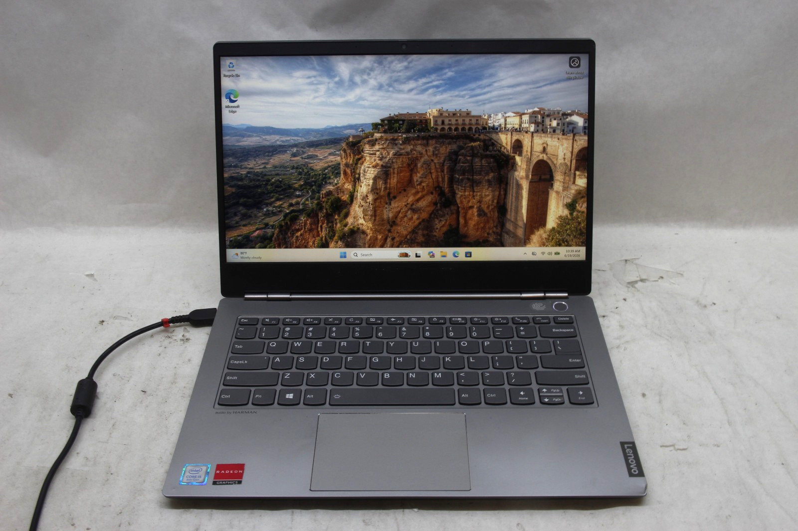 Lenovo ThinkBook 14S-IWL 14″ Laptop i5-8265U 8 GB RAM 256 GB SSD Win 11 Charger