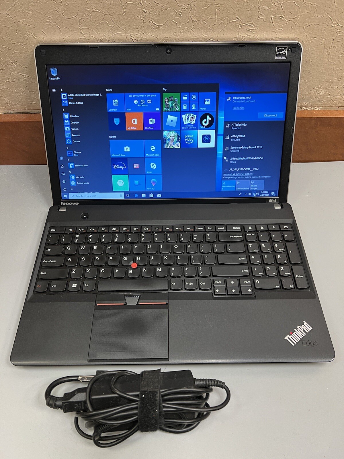 Lenovo thinkpad E545 AMD A6-5350M Radeon HD 2.90GHz 4GB RAM 320GB HDD WEBCAM