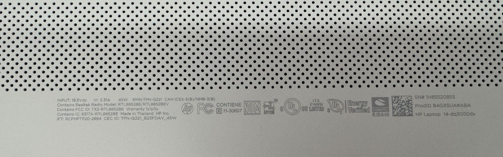hp laptop 14-dq3000dx