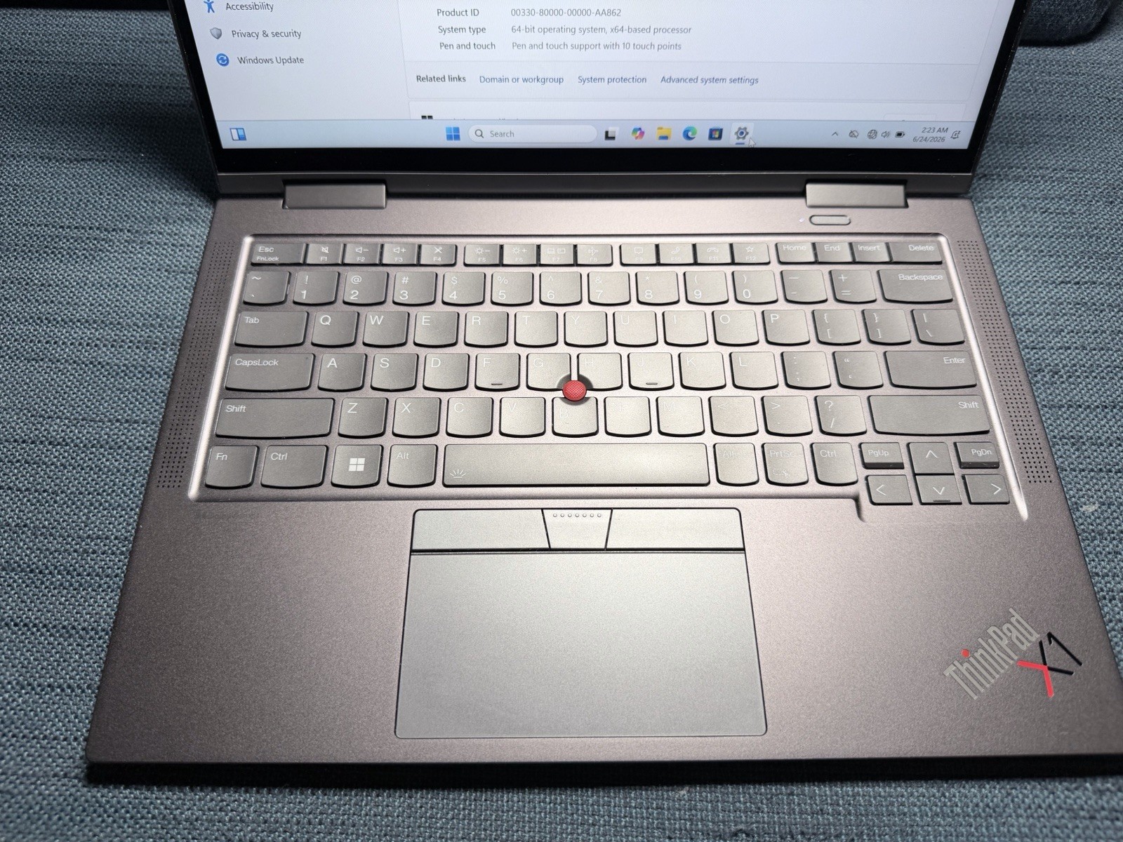 Lenovo Thinkpad x1 yoga gen 6 laptop | i7-1185G7| 32GB| 512GB| Touch| Win11|