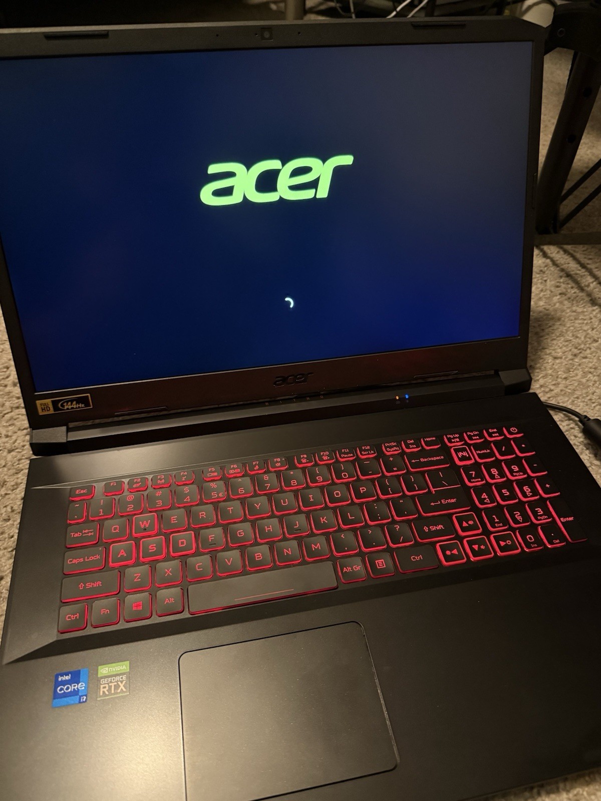 Acer Nitro 5 17.3″ FHD i7-11800H 16GB 1TB SSD RTX 3050 Ti Black