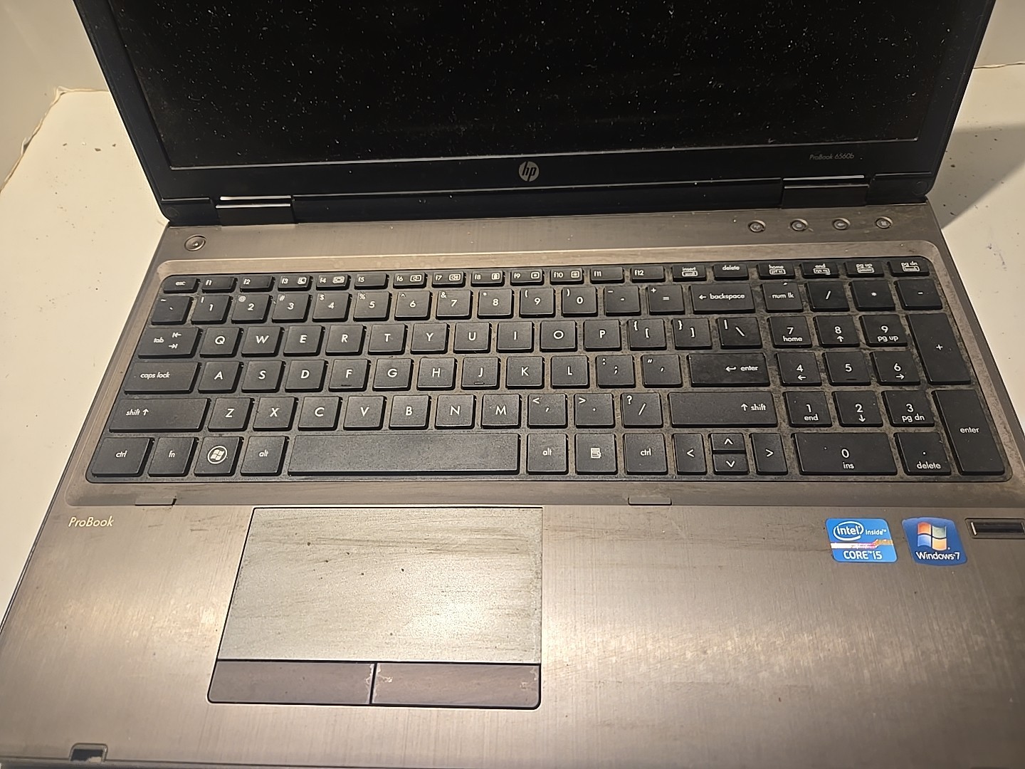 HP PROBOOK 6560B Laptop w/ INTEL CORE i5-2450M 2.50 GHZ + 8 GB | No HD No Cord