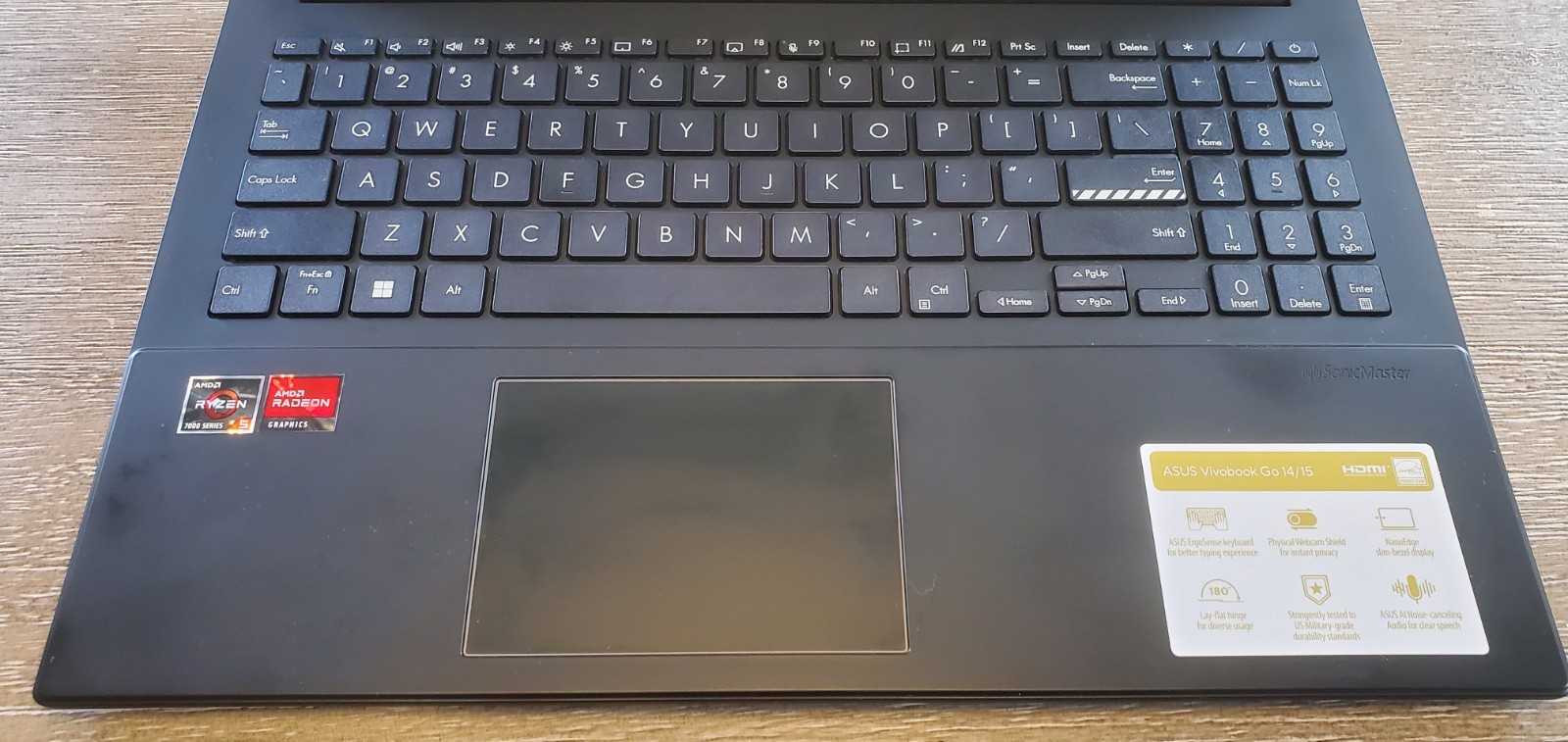 ASUS Vivobook Go E15 Ryzen 5 7520U 16GB RAM 512GB SSD 15″ Laptop