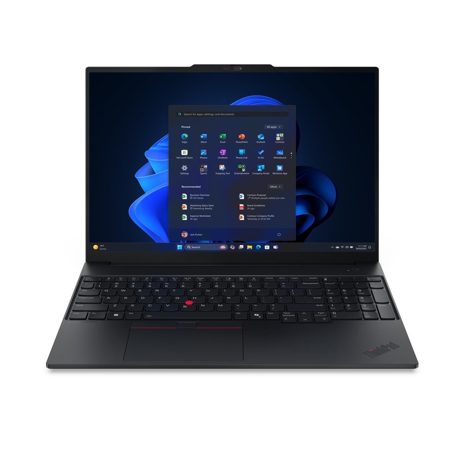 Lenovo ThinkPad E16 Gen 3 16″ WUXGA Intel Core 7 240H 16GB RAM 512GB SSD WIN11P