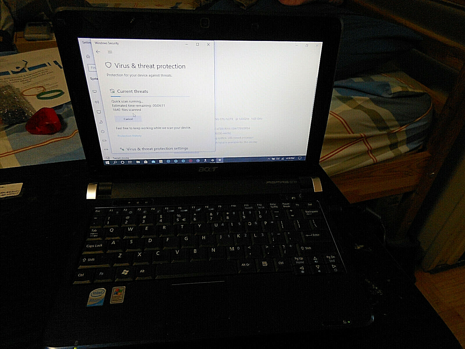 Acer Aspire One Notebook Computer