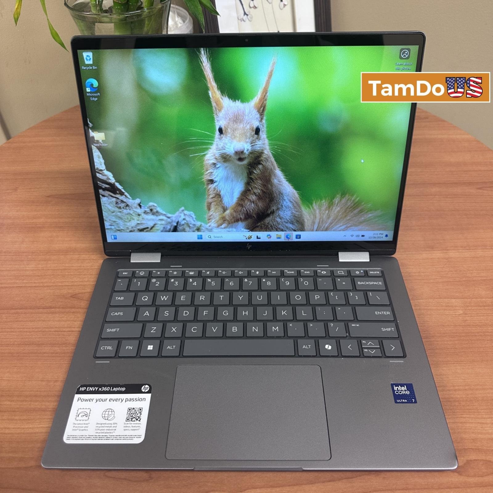 HP – Envy x360 2-in-1 14″ 2K Touch-Screen Laptop, Ultra 7, 16GB, 1TB *READ*