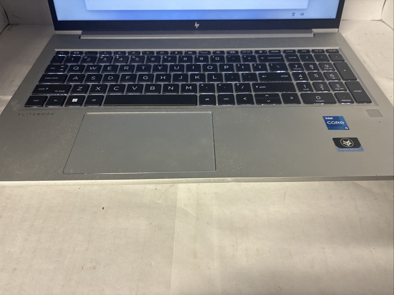 HP EliteBook 650 G9 15.6″ i5-12th Gen 16GB RAM 256GB SSD Win 11 – Charger – used