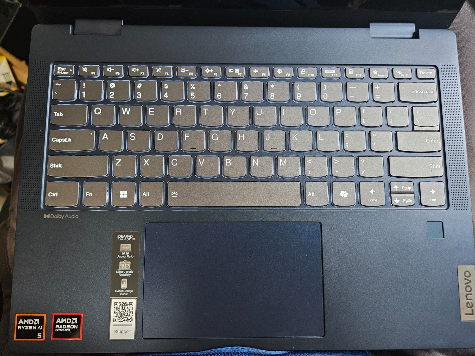 Lenovo Ideapad 5 2-In-1 14Ahp9 Laptop Ryzen 5 8645HS 16GB RAM 512GB SSD WIN10