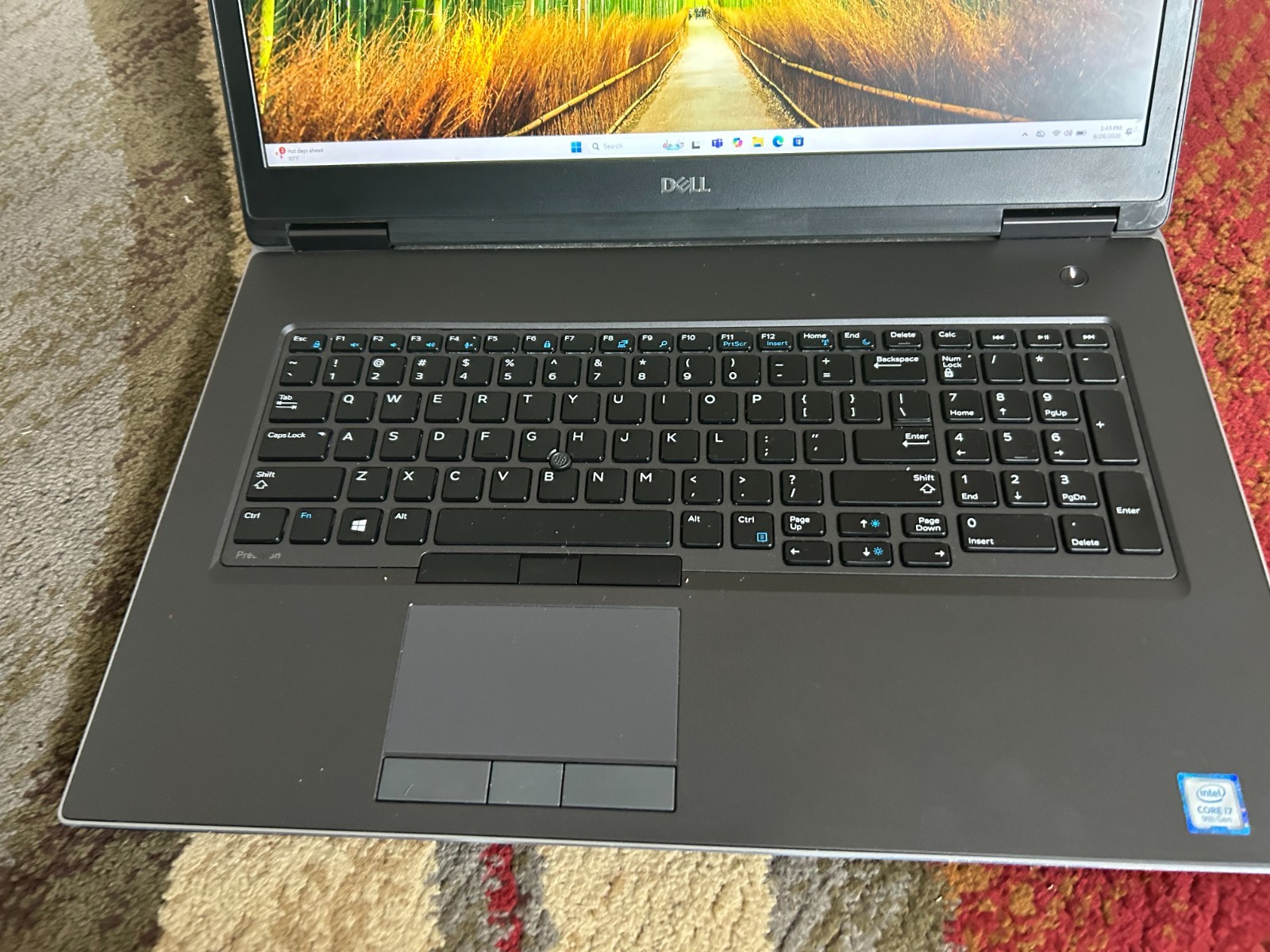 Dell Precision 7740 Laptop 17″ i7-9750H 32GB RAM 512GB AMD Radeon Pro WX3200 W11