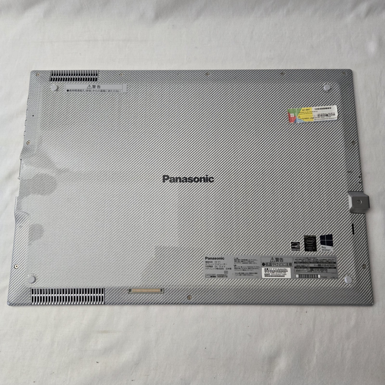 Panasonic TOUGHPAD FZ-Y1 i5-5300u 2.3GHz 256GB SSD 8GB Ram 4k 20in – READ