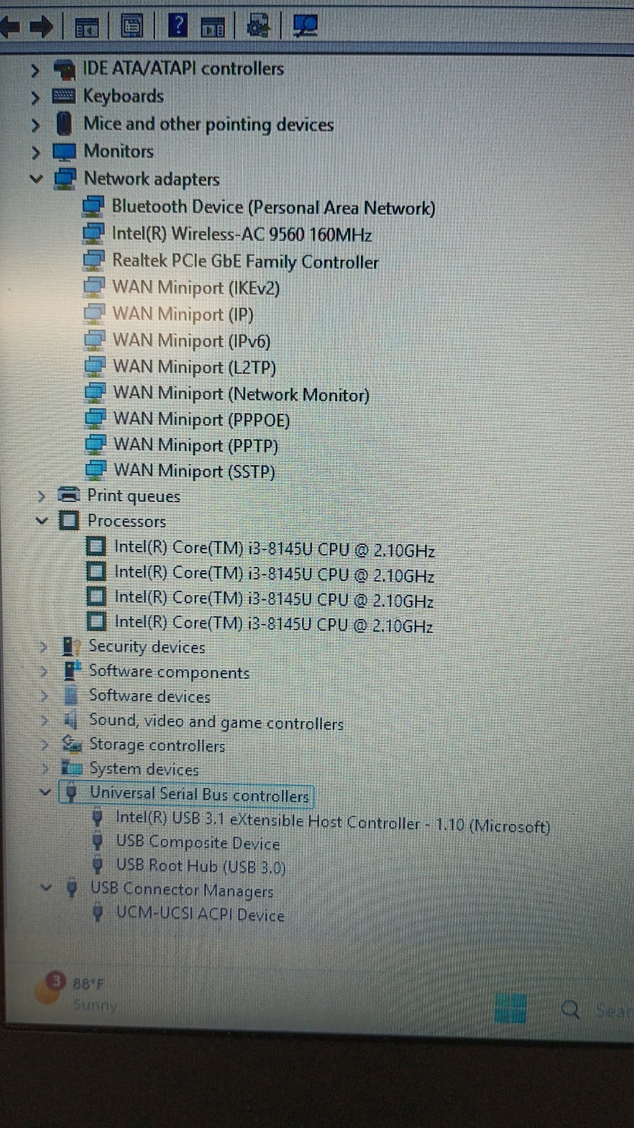 7197 ProBook450 G6 (Bios Lock!!) w/charger.i3-8145U.8GB.128GB M.2.15.6″.W11 Pro
