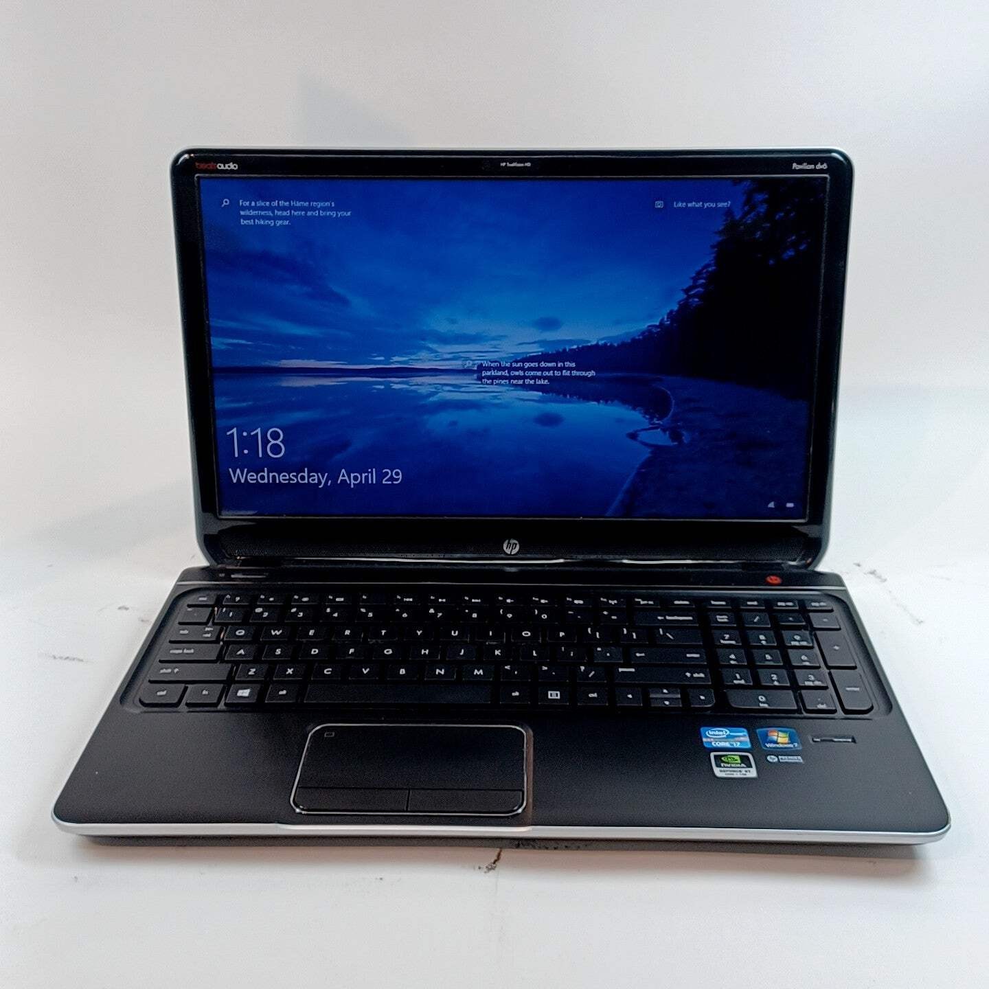 HP Pavilion DV6 15.6″ I7-3610QM 2.3GHz 8GB RAM 750GB HDD
