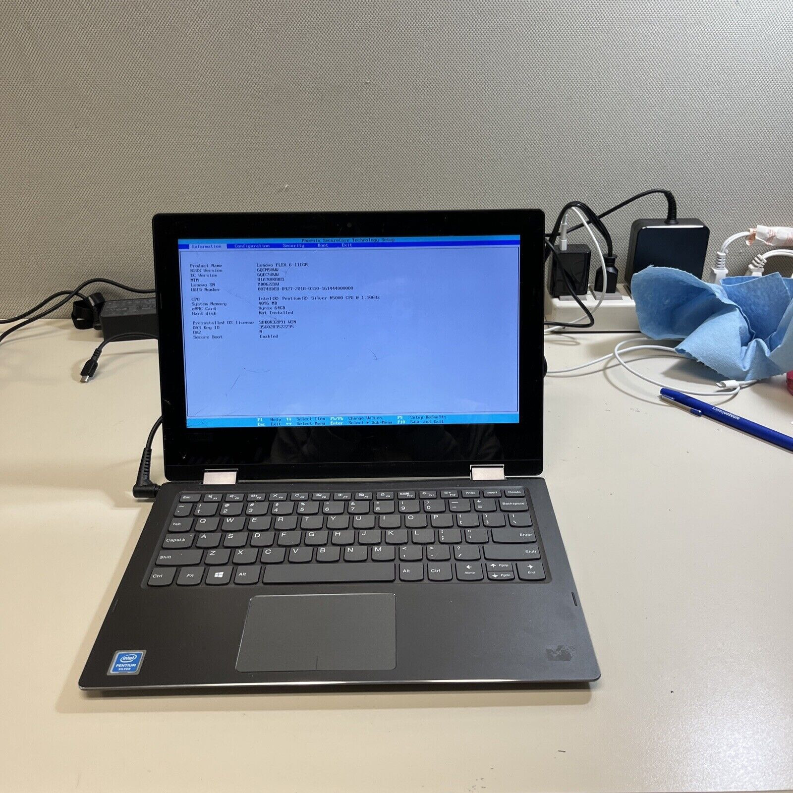 Lenovo Flex 6 Pentium Silver N5000@1.10ghz 4GB – Read