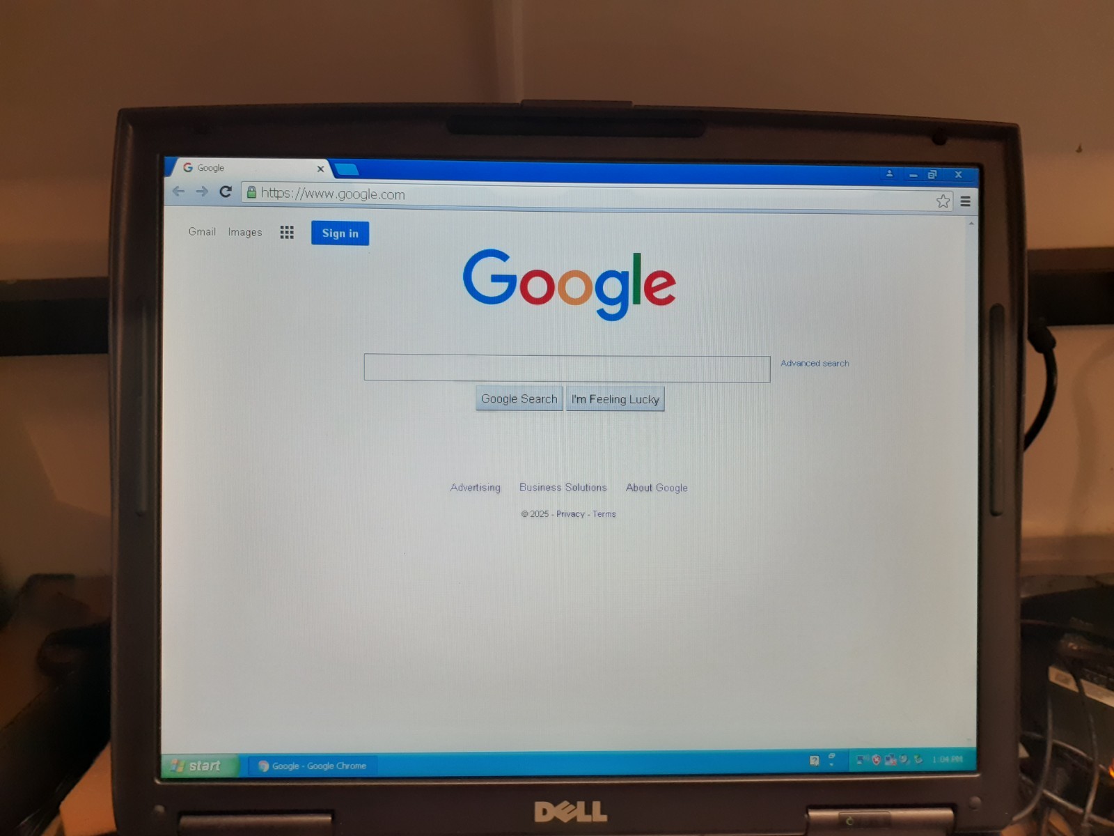Dell Laptop Windows XP Pro SP3 DB9 Serial port.