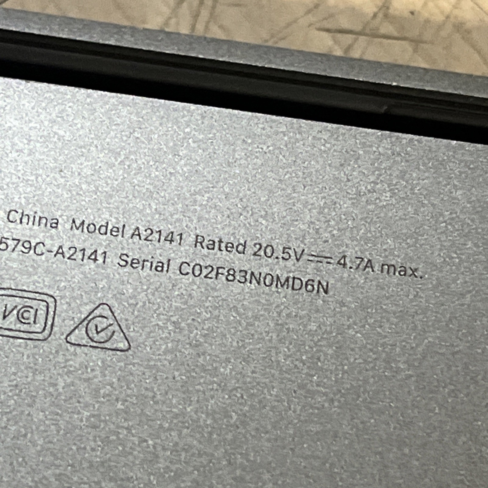 APPLE MACBOOK PRO 16″ 2019 CORE I7-9750H 2.6GHZ 16GB 512SSD