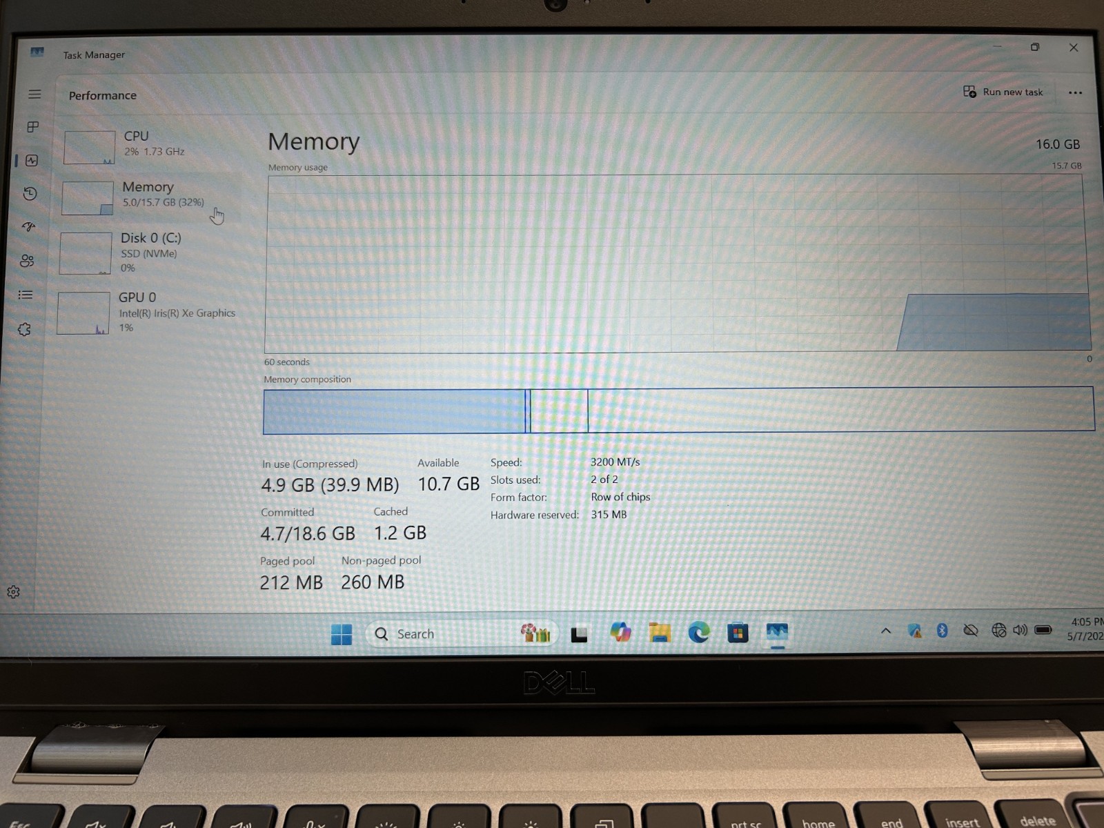 Laptop Dell Latitude 5330 12.5″ Core i5-1245G @1.60Ghz 512GB SSD 16GB RAM Win 11
