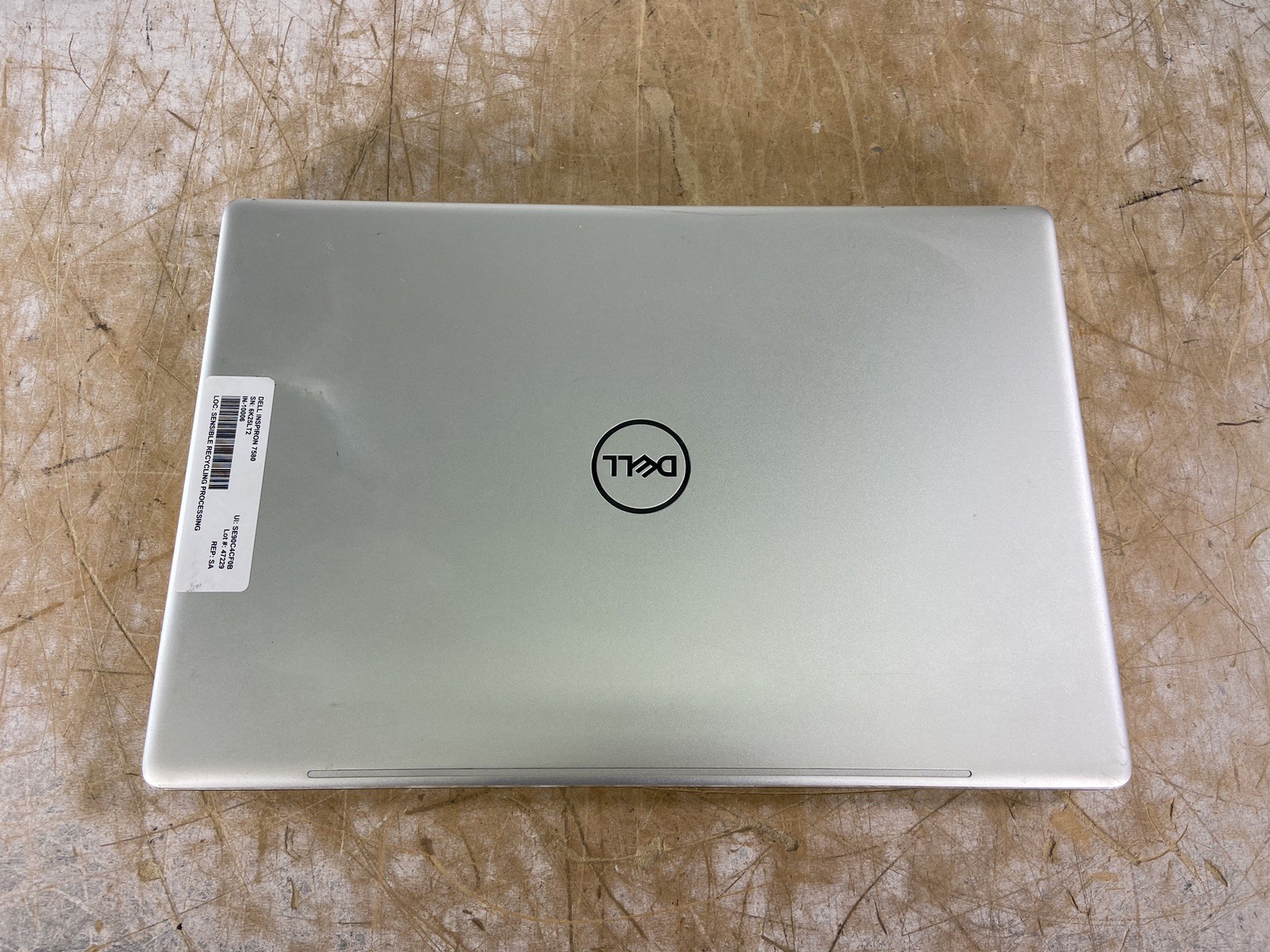 DELL INSPIRON 7580 i7-8565U @ 1.80GHz, 4GB RAM, NO HDD/OS – (FOR PARTS)
