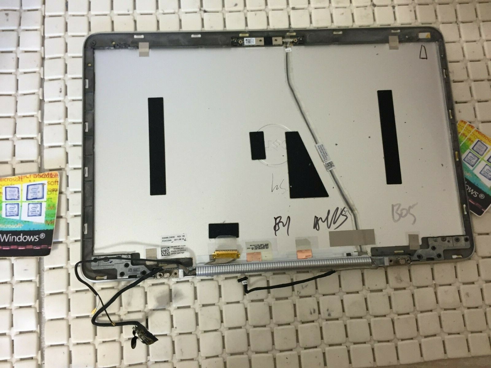DELL XPS 15Z COVER ZIPPERS FLAT WEBCAM
