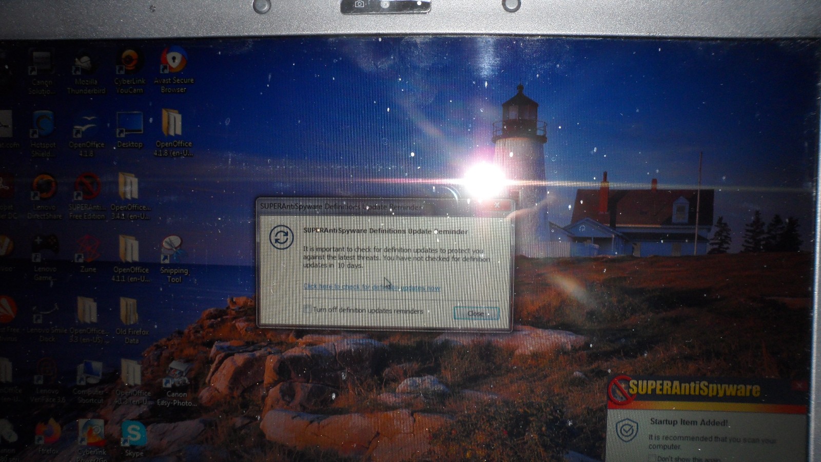 USED LENOVO G560 – INTEL PENTIUM P6200 – 4GB RAM – FOR PARTS ONLY NO HARD DRIVE