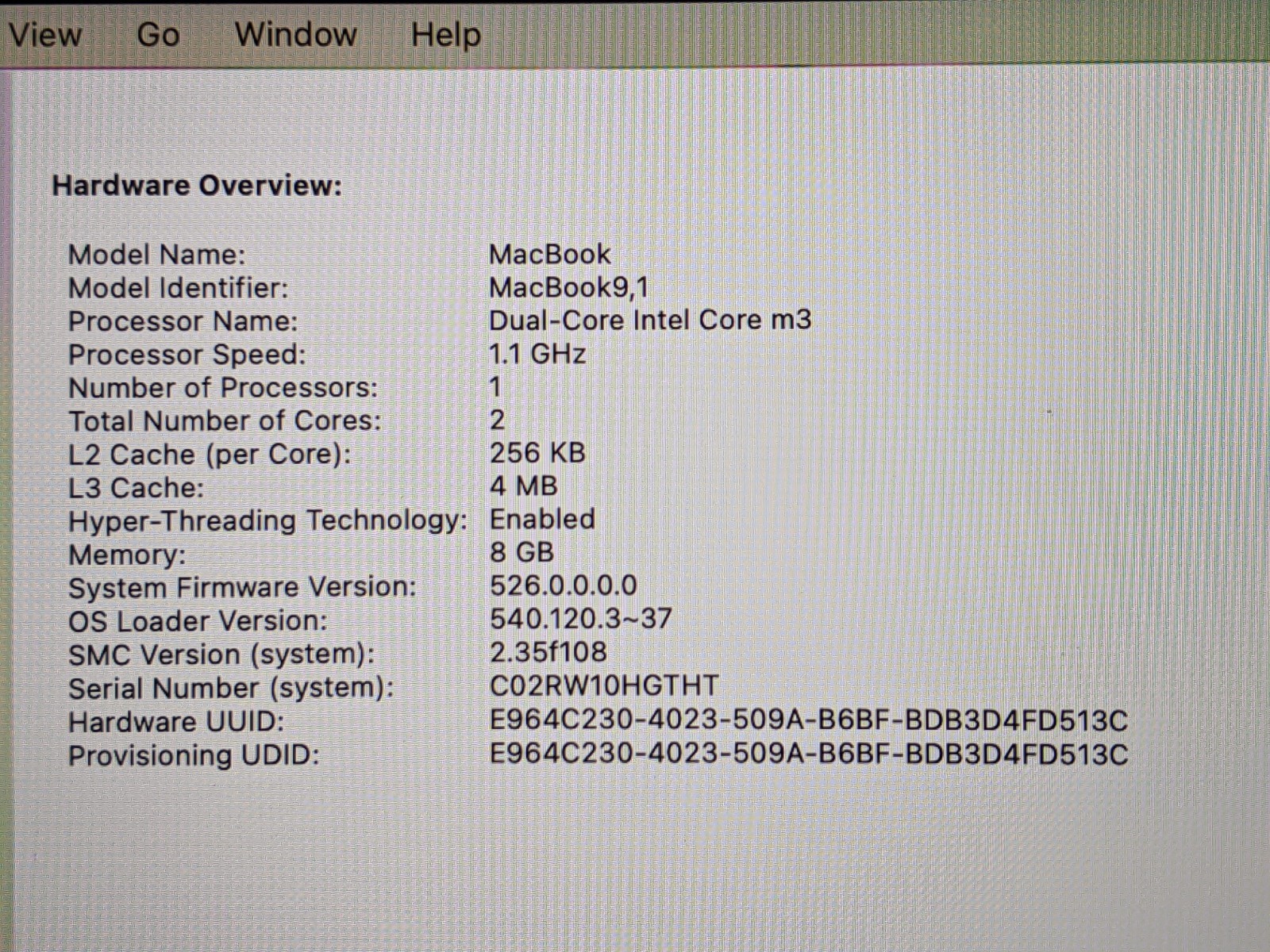 Apple MacBook 12″EARLY-2016 A1534 MLHA2LL/A M3-6Y30 1.1Gh 8GB 256GB SSD Monterey