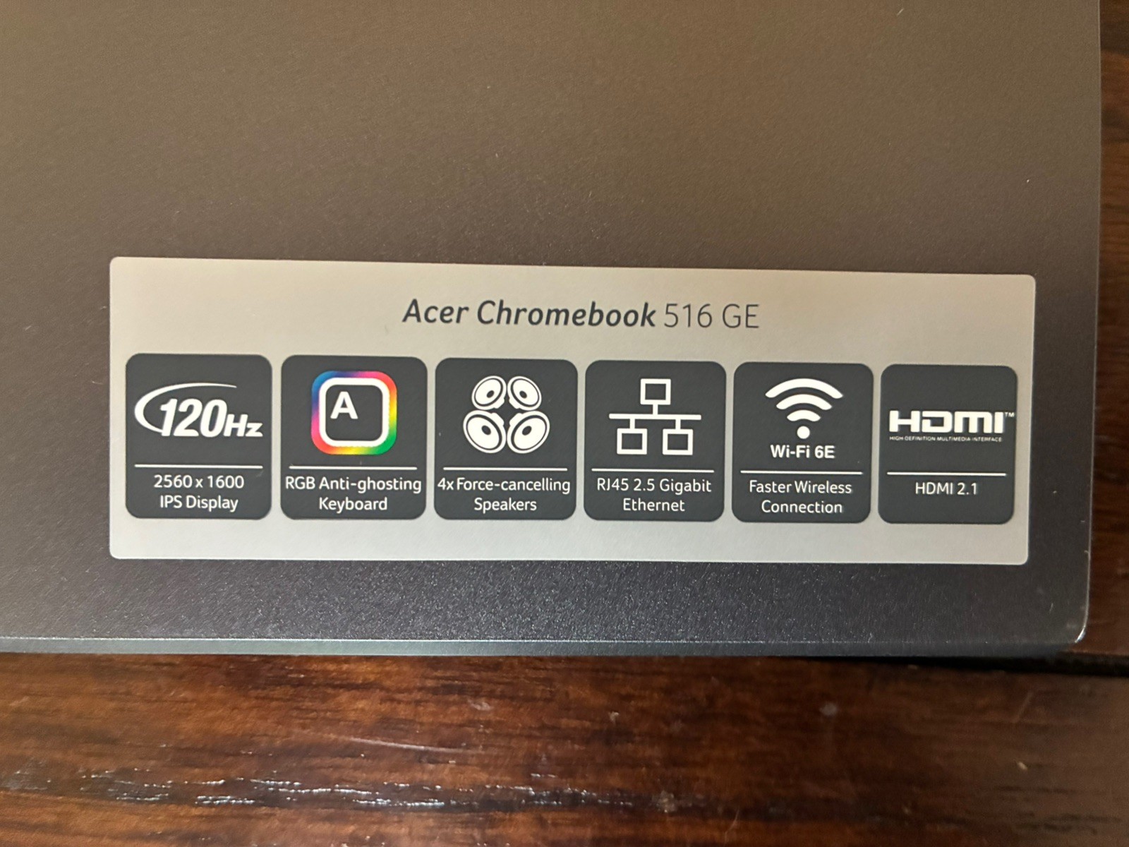 Acer Chromebook Plus 516 16″ Laptop Core i5 8GB RAM 256GB SSD CBG516-1H-53TY