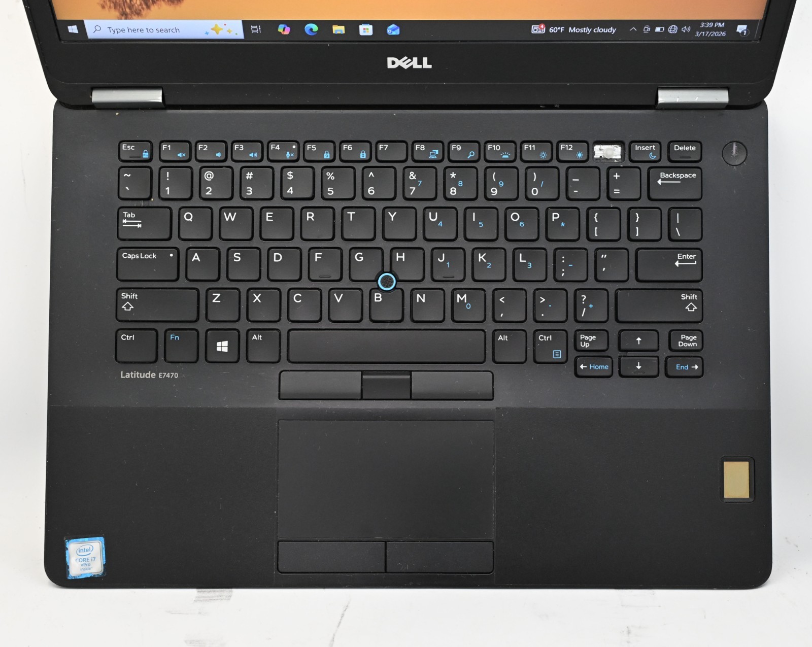 Dell Latitude E7470 i7-6600U 2.6GHz 16GB RAM 128GB SSD – Win 10 Pro BH: 95.4%