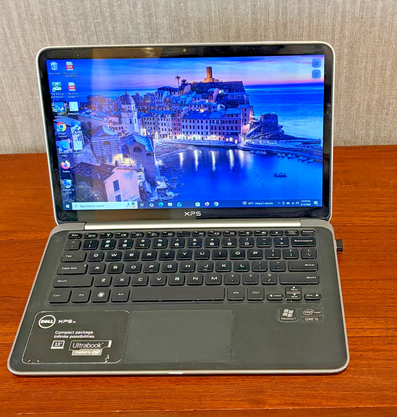 Dell XPS 13 L321X Ultrabook i5-2467M 4GB 250GB SSD Win10 NEW Battery+Charger