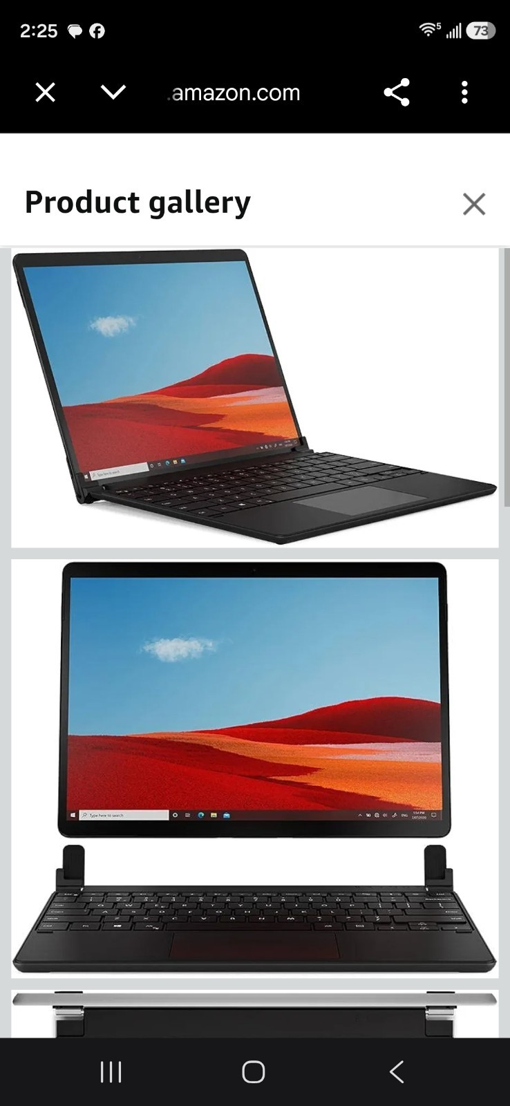 Brydge SPX+ Wireless Keyboard with Precision Touchpad Microsoft Surface Pro X