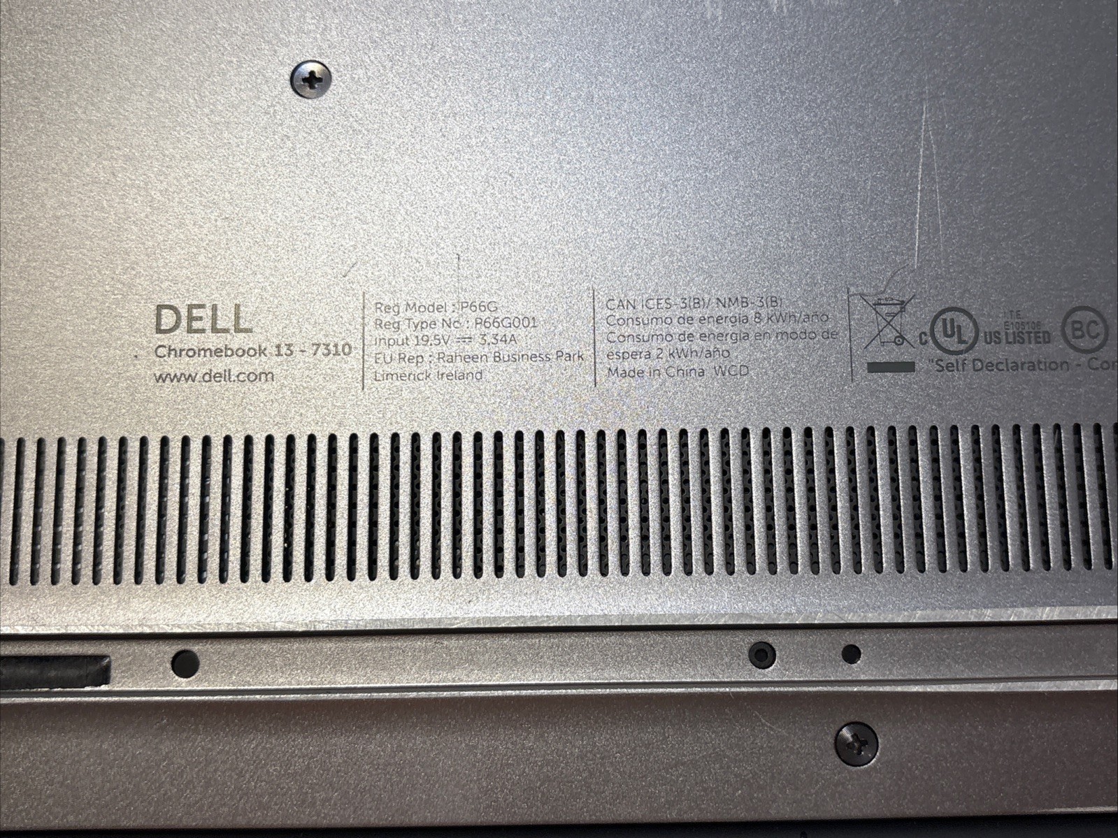 Dell Chromebook 13 7310 – 13.3″ Screen Wi-Fi PREOWNED TESTED WORKING NO DMG