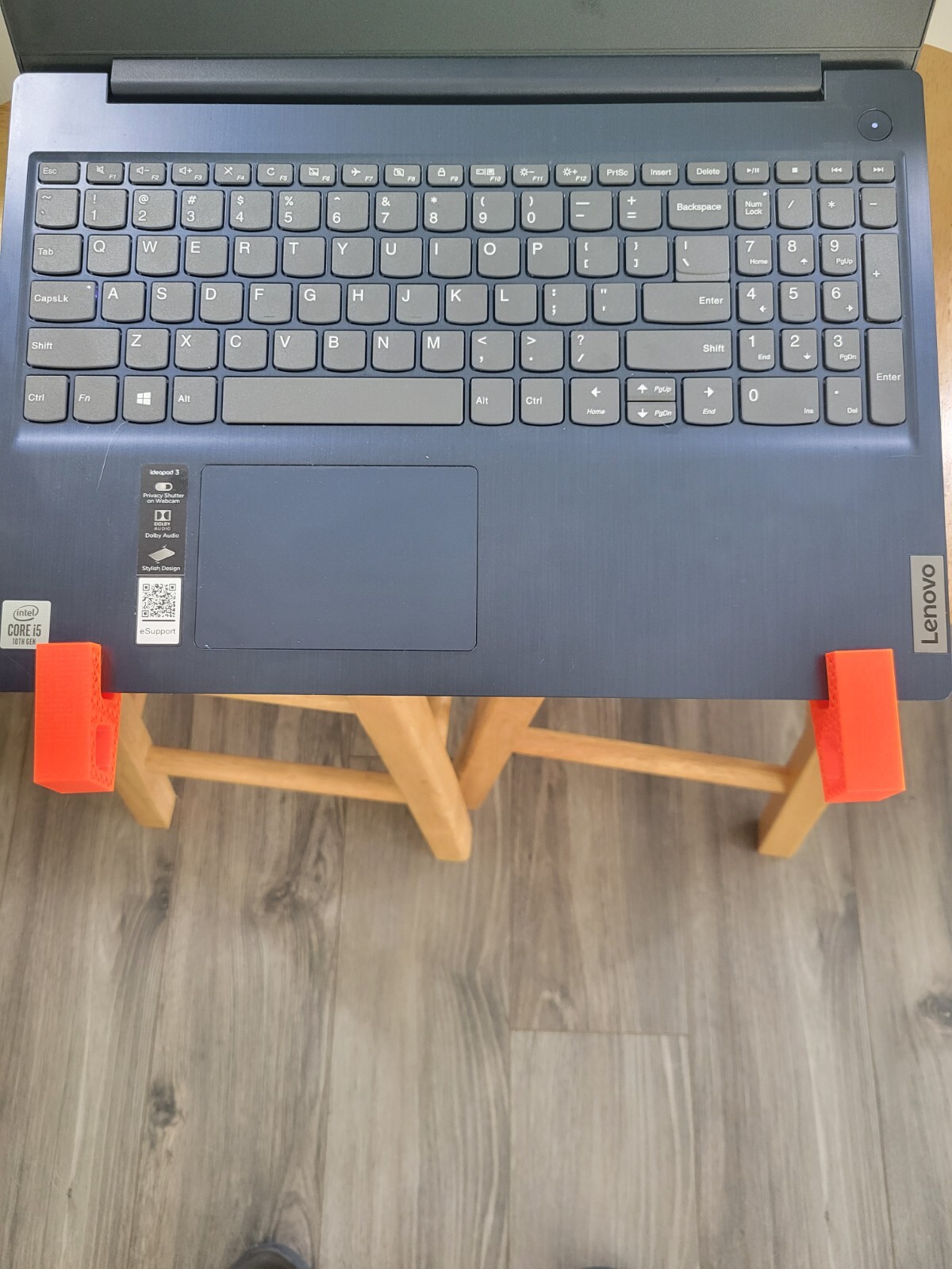 3D printed laptop supports preventing overheating, multiple colors