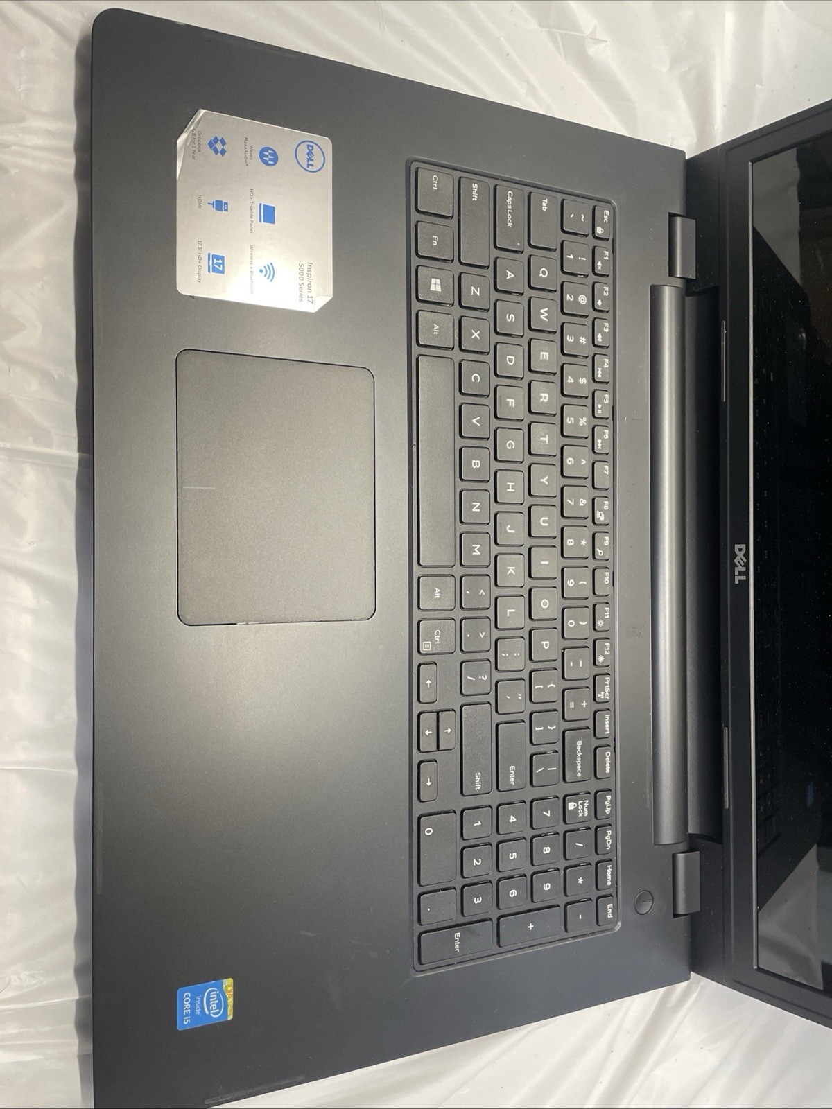 Dell 17 inch BIG SCREEN i5 8GB Ram 250GB SSD Win 11 Laptop Notebook w/AC Adapter