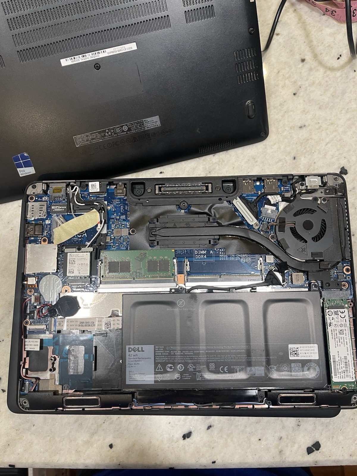 Lot 3 Dell Latitude E7270 12.5″ Laptops i3-6th 1 W/RAM 2 No Ram No HDD Boot BIOS