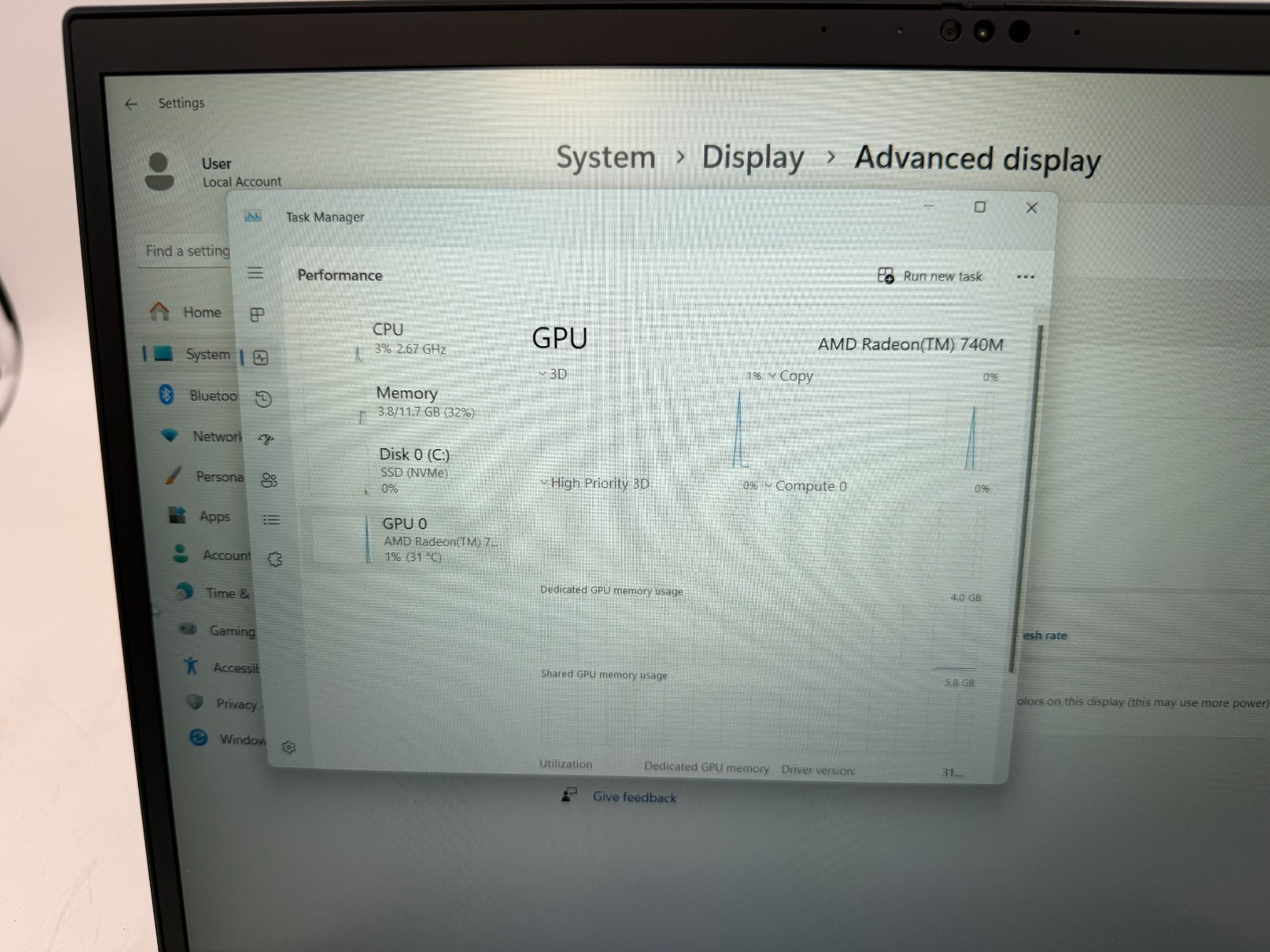 Lenovo ThinkPad P16s Gen 2 16″ 512 GB SSD 16 GB RAM Ryzen 5 Pro 7540U AMD 740M