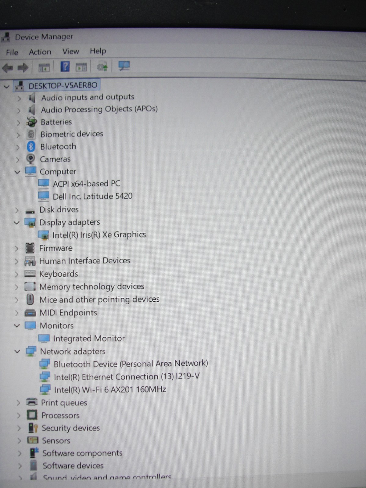 Dell Latitude 5420 14″ FHD Intel Core i7-1165G7 8GB RAM 512GB SSD + PA