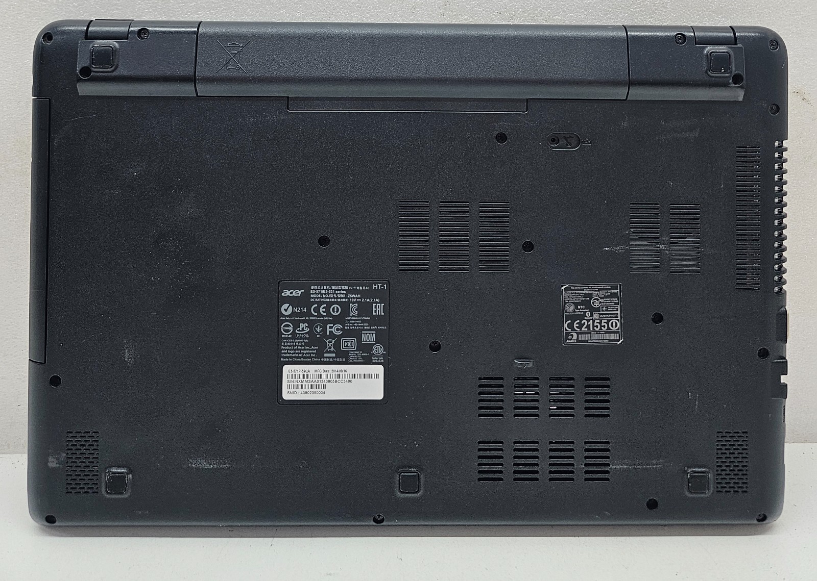 Acer Aspire E15 Touch E5-571P Laptop Intel i5-4210U 16GB Ram 500GB NO OS (FL)