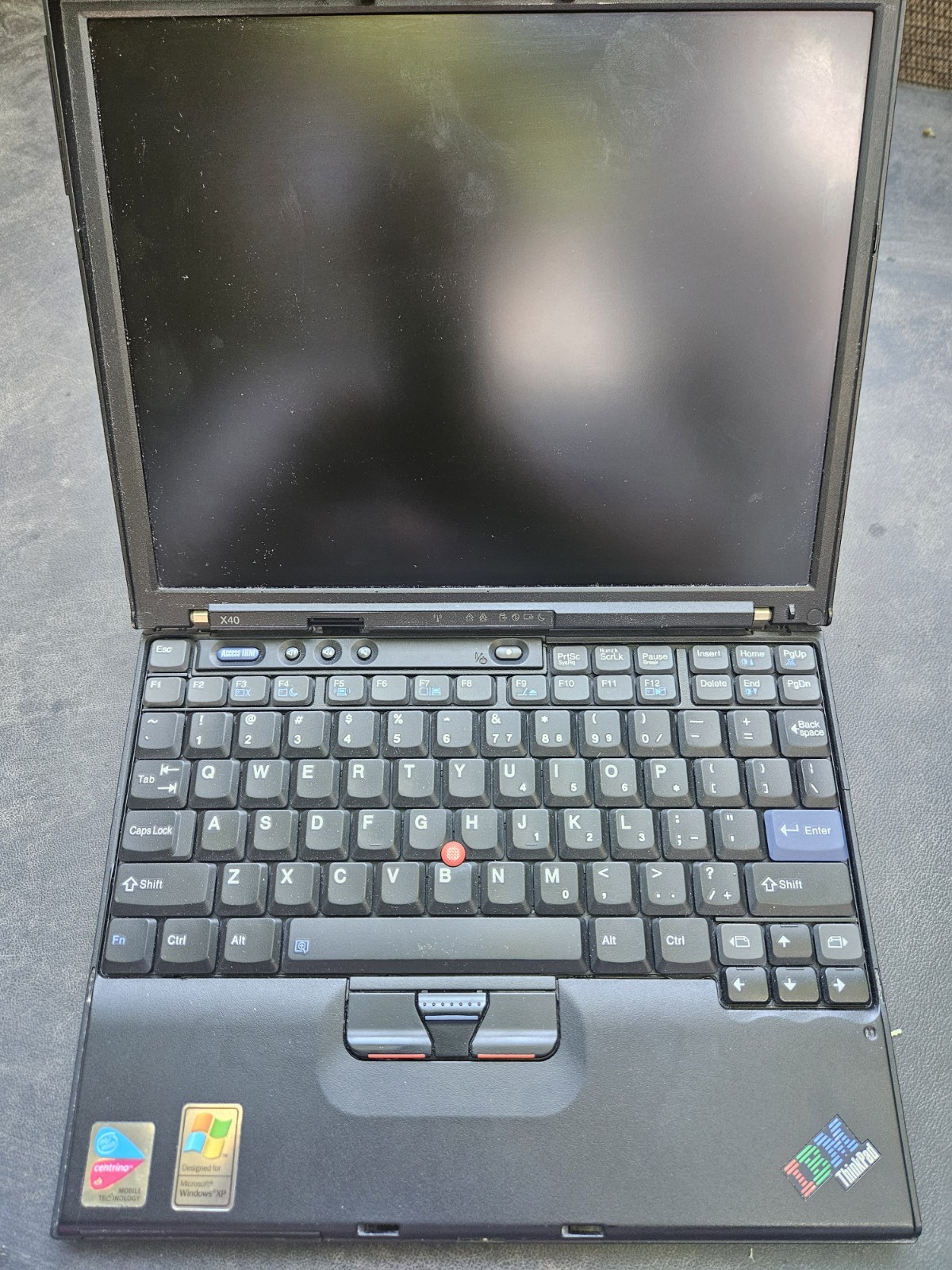RARE! (NO OS) 12″ IBM Thinkpad X40 Intel Pentium M 1.0 GHz 1.5GB RAM
