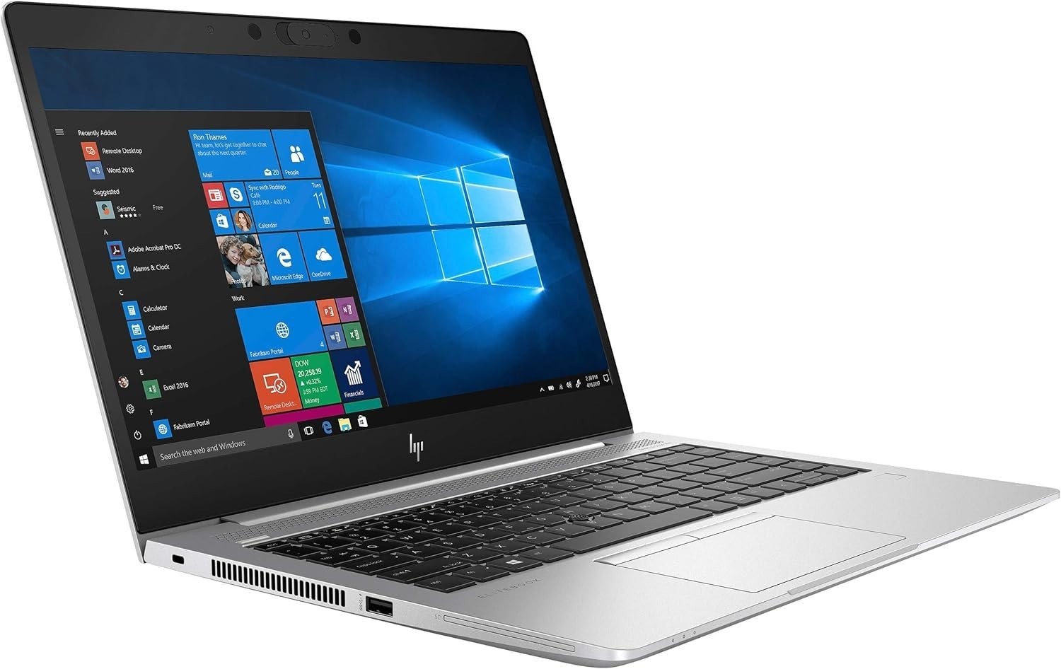 14″ HP EliteBook Laptop: Ryzen 7 Pro 3700U 16GB RAM – 512GB NVME SSD TouchScreen