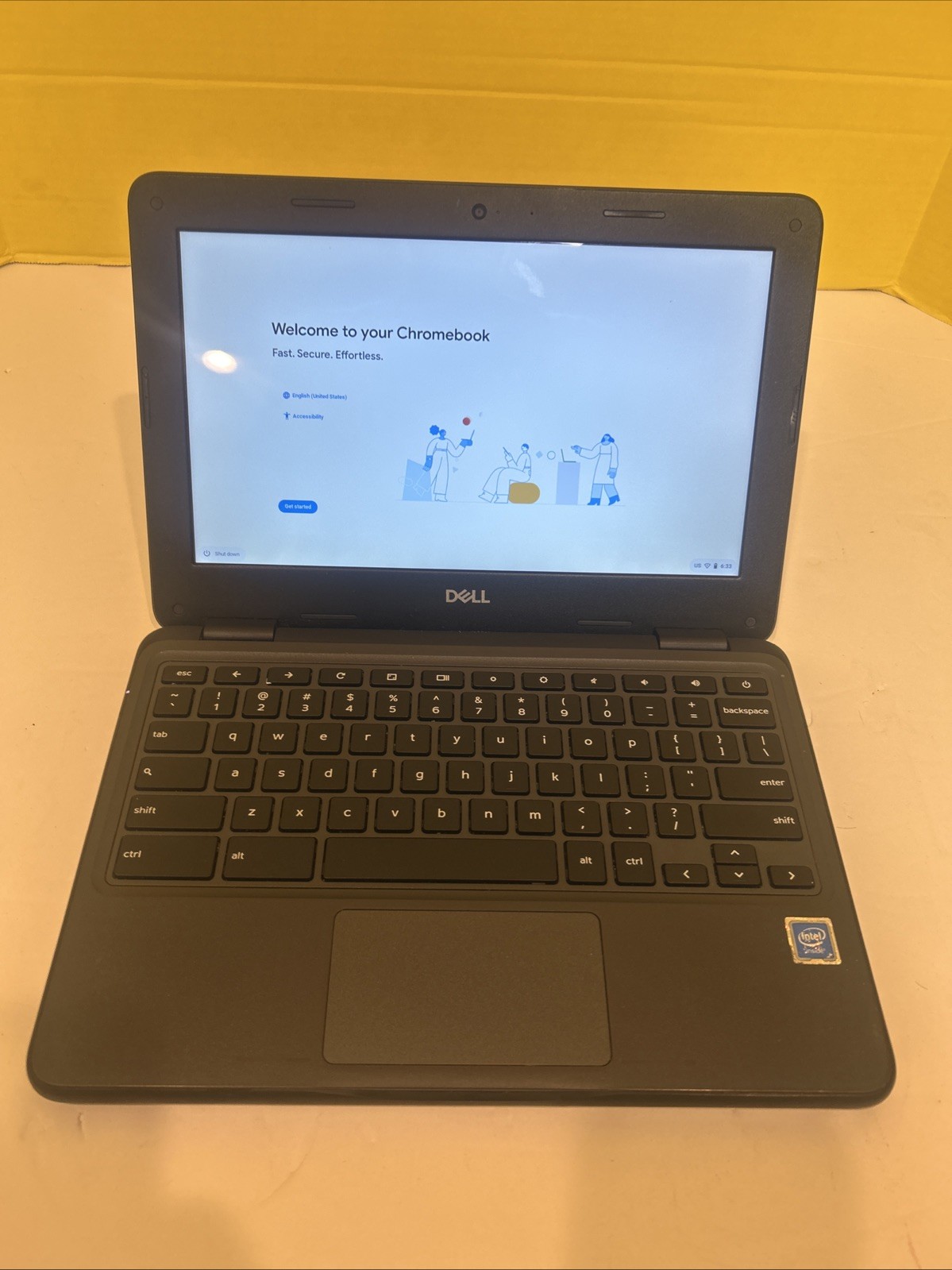 Dell 3100 Touchscreen Chromebook Working Great Description Bezel Read