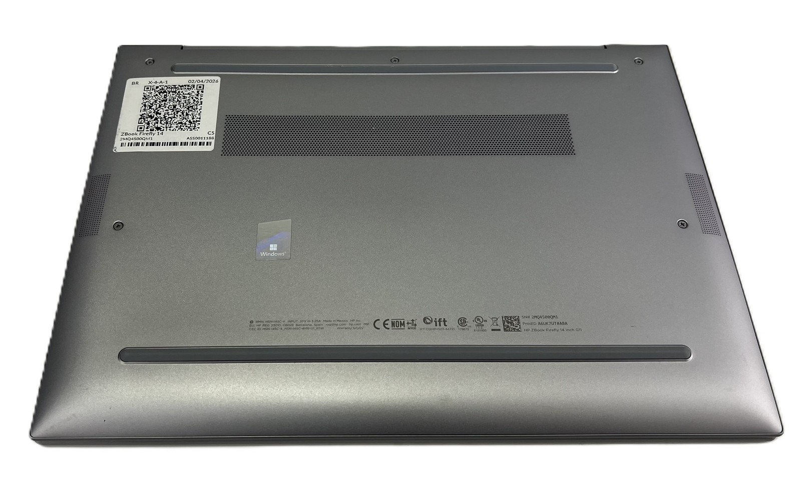 HP ZBook Firefly 14 inch G11 Mobile Ultra 7 165U 512GB SSD 32GB RAM Win 11 (BR)