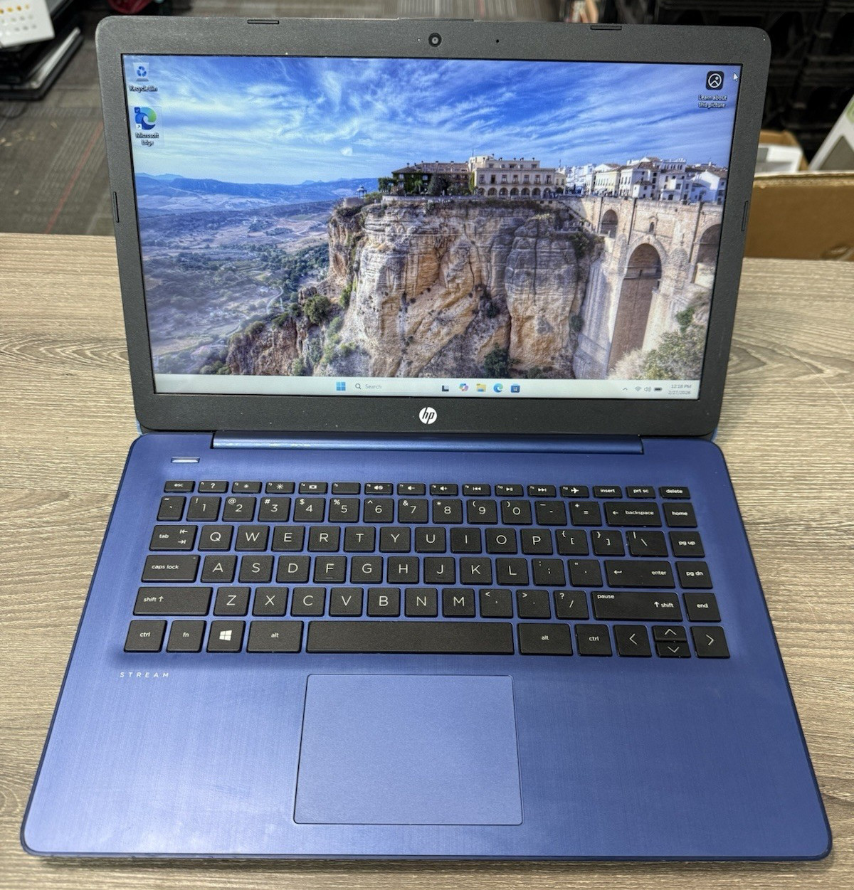 HP Stream 14-DS0035NR 14″ AMD A4-9120e 1.50GHz 4GB RAM 64 GB SSD Windows 11