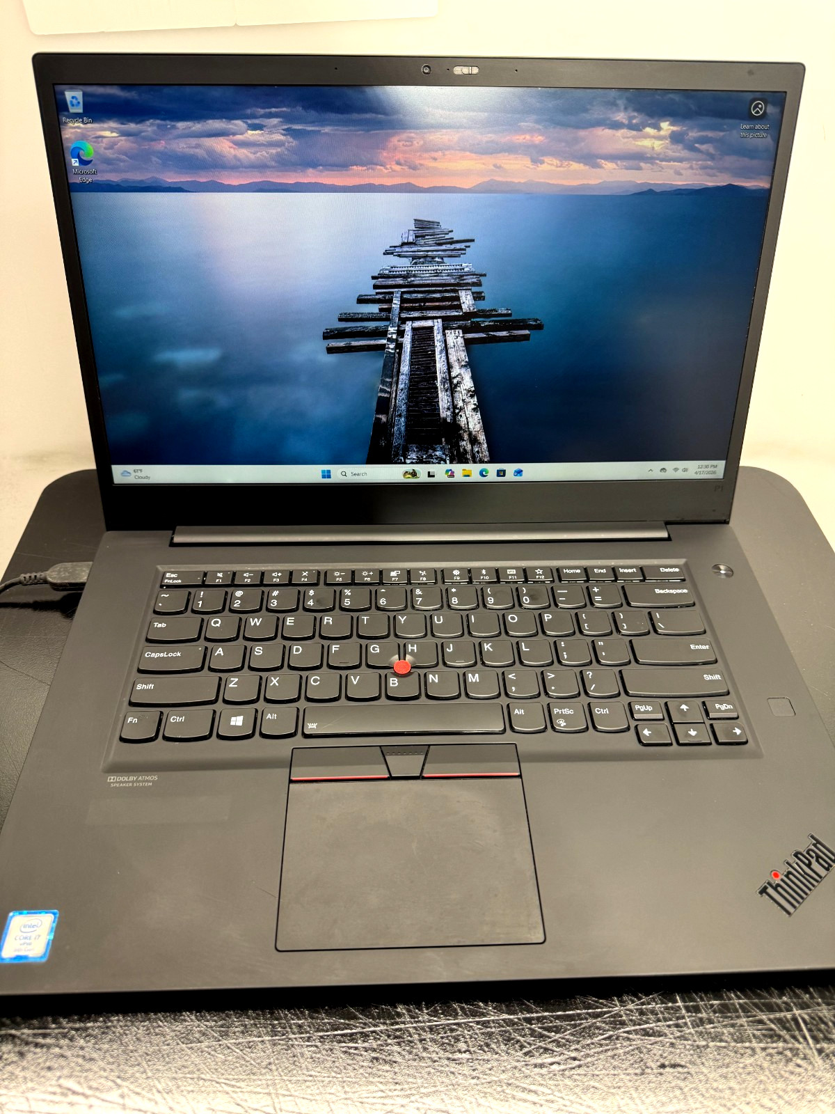 Lenovo ThinkPad P1 Gen 2 Laptop i7-9850H 2.6GHz 256GB NVMe 16GB RAM WIN11