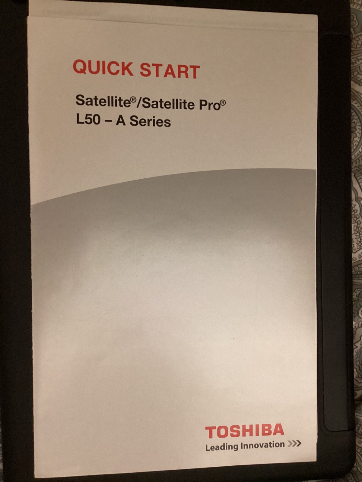 2013 Toshiba Notebook 15.6″ Satellite L55-A1568, msft 8.1, RAM 8.0 intel core i5