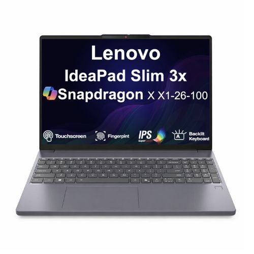 Lenovo IdeaPad Slim 15.3″ Touch WUXGA Snapdragon X X1-26-100 16GB 1TB SSD W11H