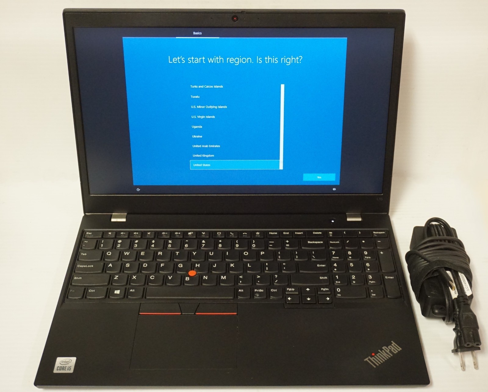 Lenovo ThinkPad L15 Gen 1 15.6″ FHD – Intel Core i5-10210U, 16GB RAM, 256GB NVMe